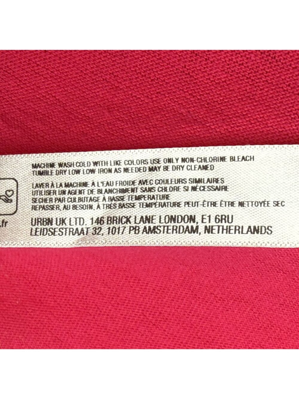 FP Beach Oversized Fuchsia 1/2 Sleeve Tunic Cover-Up, M - Picture 9 of 9